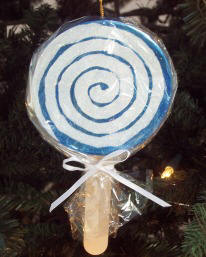 Christmas craft idea - lollipop ornament